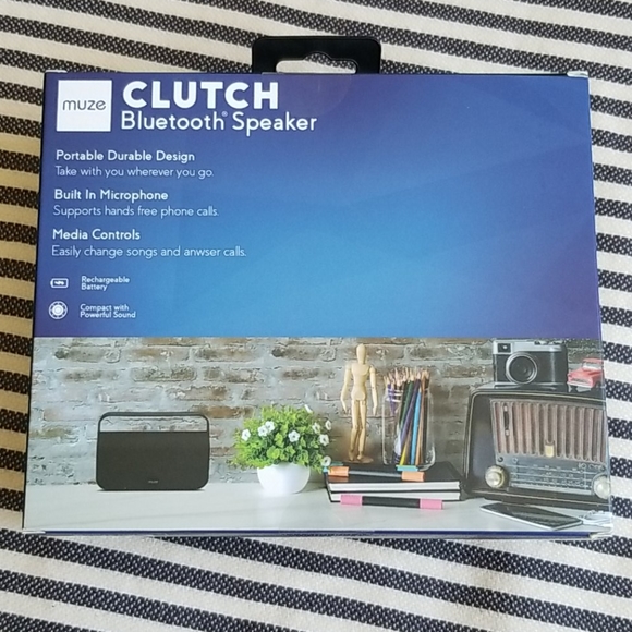 NIB Vivitar Muze Clutch Bluetooth Speaker - Picture 2 of 8